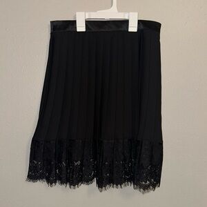 Miss Selfridge black Pleated skirt